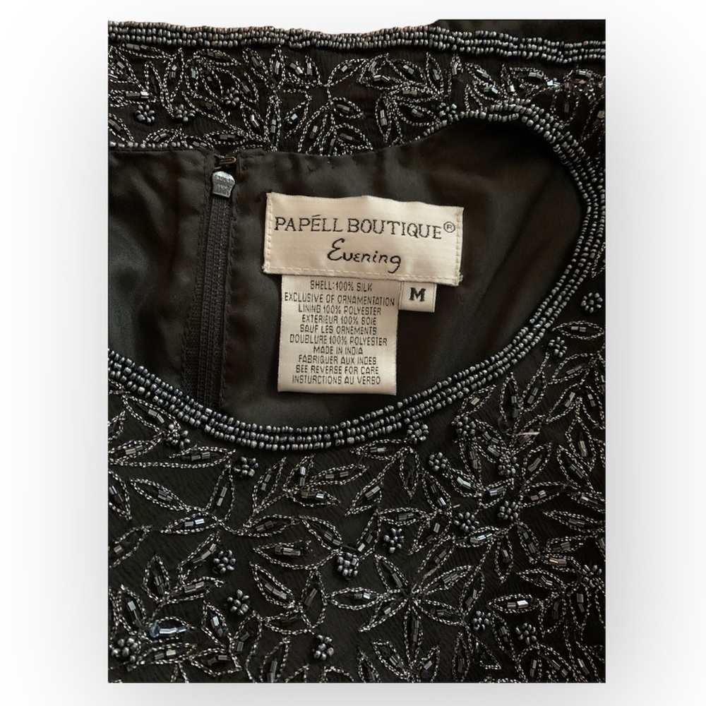 Vintage Papell Boutique Evening beaded top - Picture 4 of 5